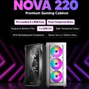 COCONUT CABINET NOVA 220 (BLK)